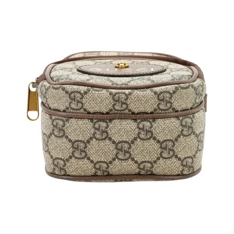 GUCCI Unisex Neo Vintage Monogram Mini Cowhide Single-Shoulder Bag-10
