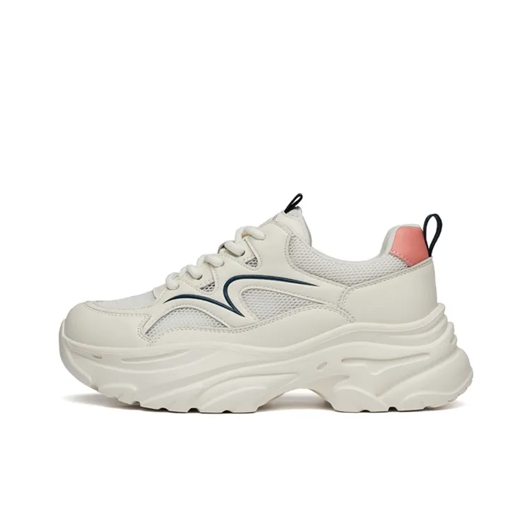 KAISER Cushioned Wear-Resistant Breathable Balanced Lightweight Height Increasing Low-Top Chunky Sneakers Women's-0