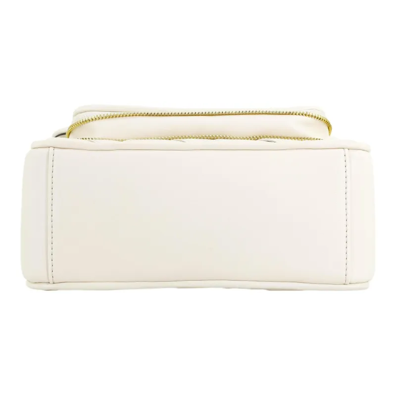 MICHAEL KORS Regina Cow Leather Shoulder Bag, Crossbody Bag Tubas Women's Cream White-5