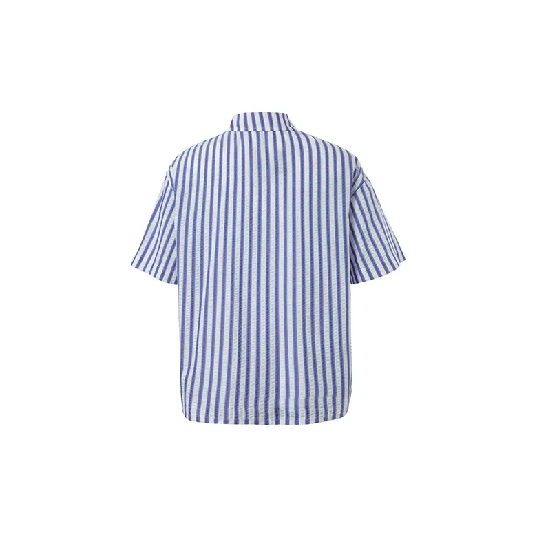 COUNTRY MOMENT Shirt Unisex Blue White Stripes-1