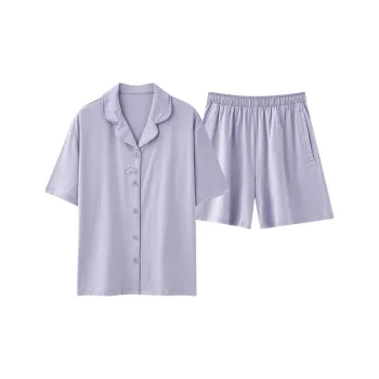 MIIOW Pajama Set Women's Light Purple