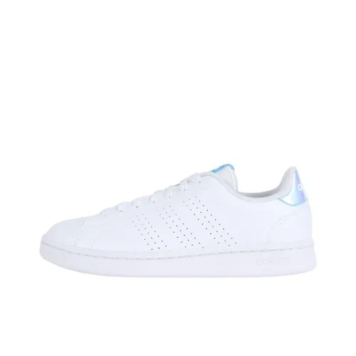 Adidas Court Skateboard Shoes Women's Low-Top White/Blue