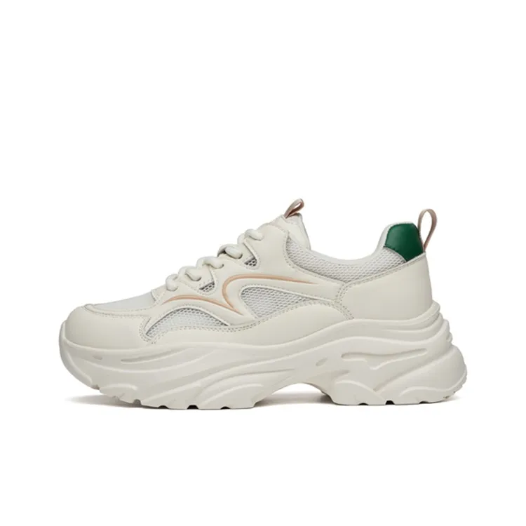 KAISER Cushioned Wear-Resistant Breathable Balanced Lightweight Height Increasing Low-Top Chunky Sneakers Women's-9