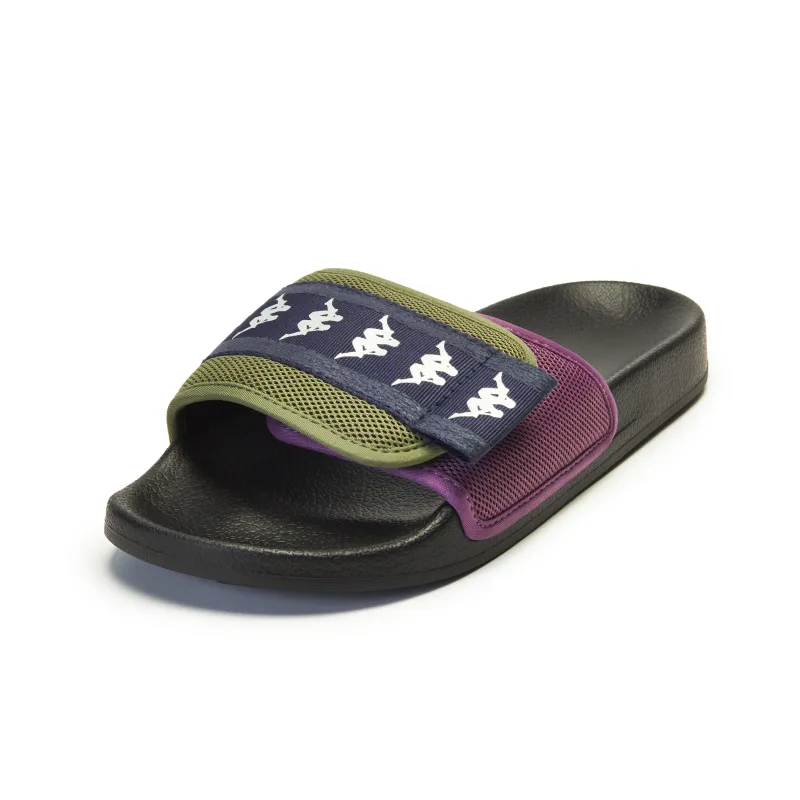 Kappa Slip Resistant Odor Resistant Slide Slippers Unisex Healing Purple-1