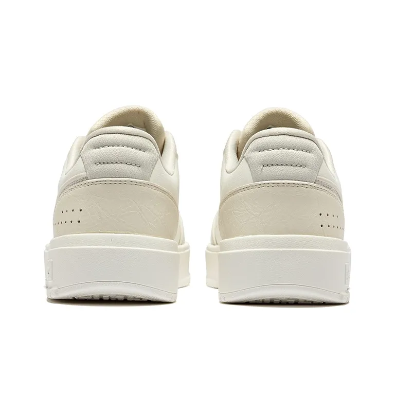 Erke Fun Play Slip Resistant Breathable Low Top Skateboard Shoes Women's Microcrystal White Wild Gray-4