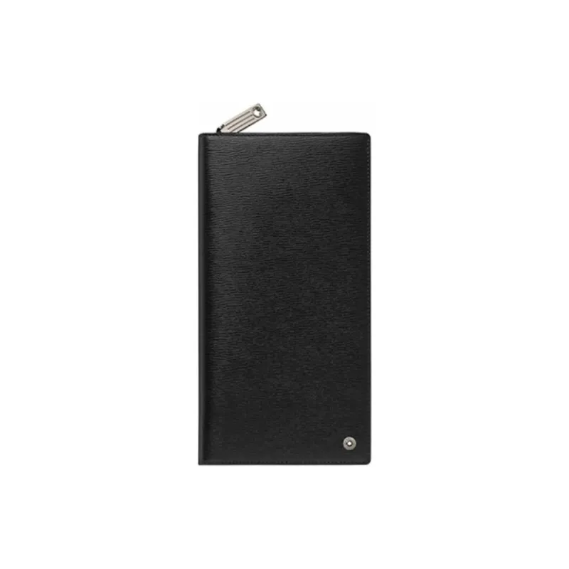 MONTBLANC Grain Cow Leather Wallet Men's Black-0