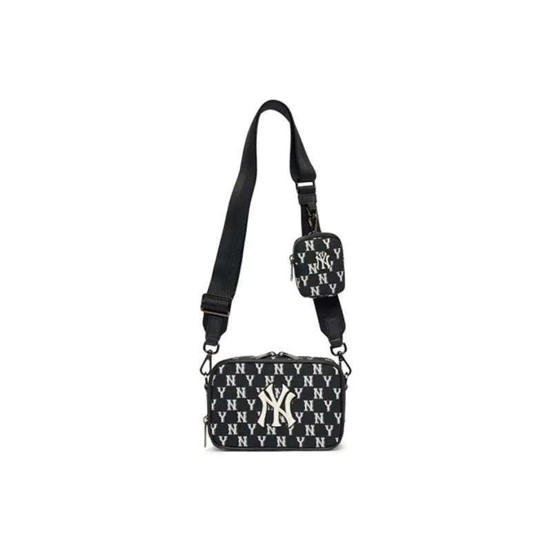 MLB Monogram Collection Polyester Combo Bag Camera Bag Shoulder Bag Regular Unisex Black-4
