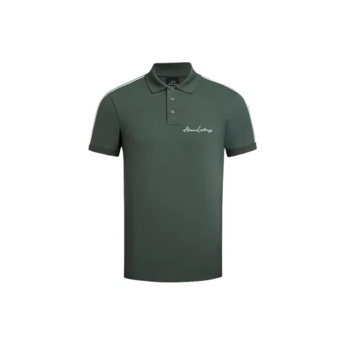 ARMANI EXCHANGE Polo Shirts Men Green