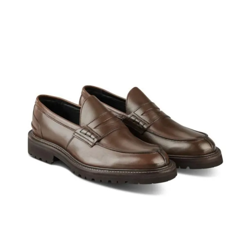Tricker's Eva Penny Loafers Women's Brown-2