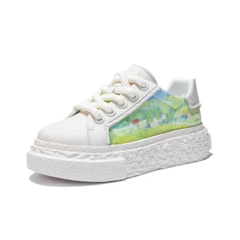 FAIRWHALE Cushioning, Abrasion Resistant, Slip Resistant Low Top Casual Skateboard Shoes Unisex-6