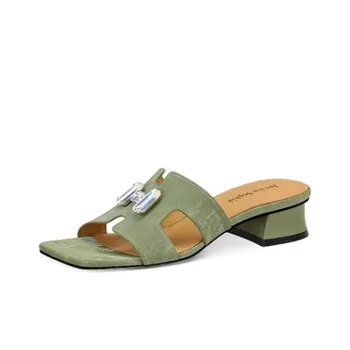 JESSICA SOPHIA Slide Slippers Women's Green