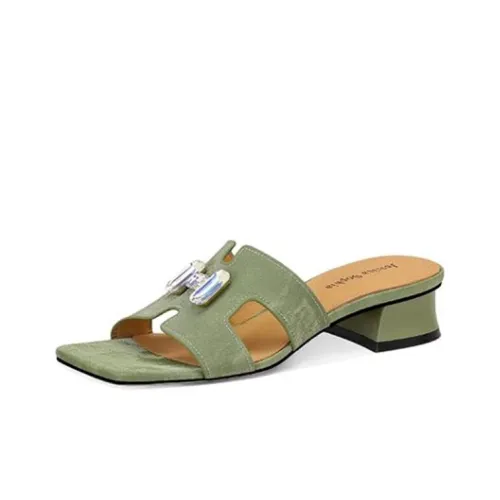 JESSICA SOPHIA Slide Slippers Women's Green