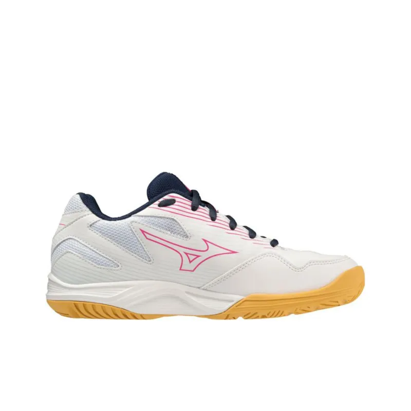 Mizuno Low Top Training Shoes Unisex White Pink-1