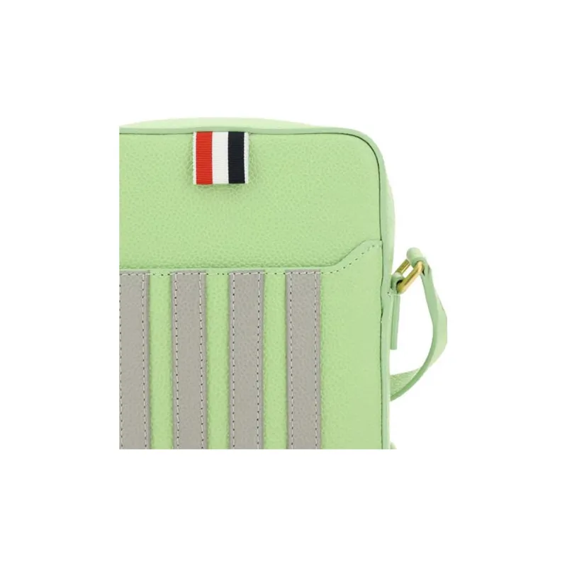 THOM BROWNE· Polyester Camera Shoulder Bag Men's Light Green-4