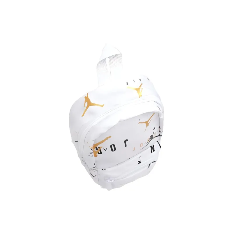 Jordan Polyester Backpack Small Size Unisex White-4