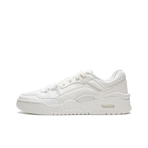 LINING Moon White 2.0 Skateboard Shoes Women's Low-Top Mist White