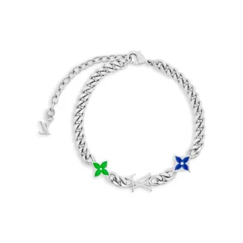 LOUIS VUITTON Brass, Metal Bracelets Unisex Silver