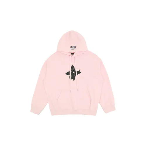 Nerdy Sweatshirts Unisex Light Pink