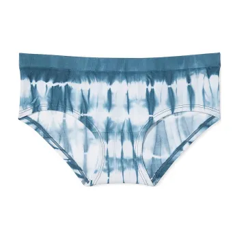 Victoria's Secret Seamless Lace-Trim Hiphugger Panty White Underpants Women's 1 Pack Blue Print