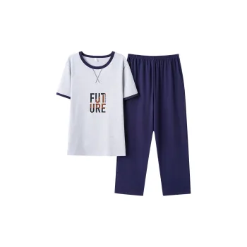 Mulong Family Pajama Set Men's Light Heather Gray