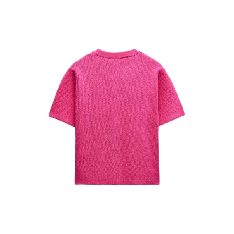 ZARA Knitwear Women's Dark Purple Red-1