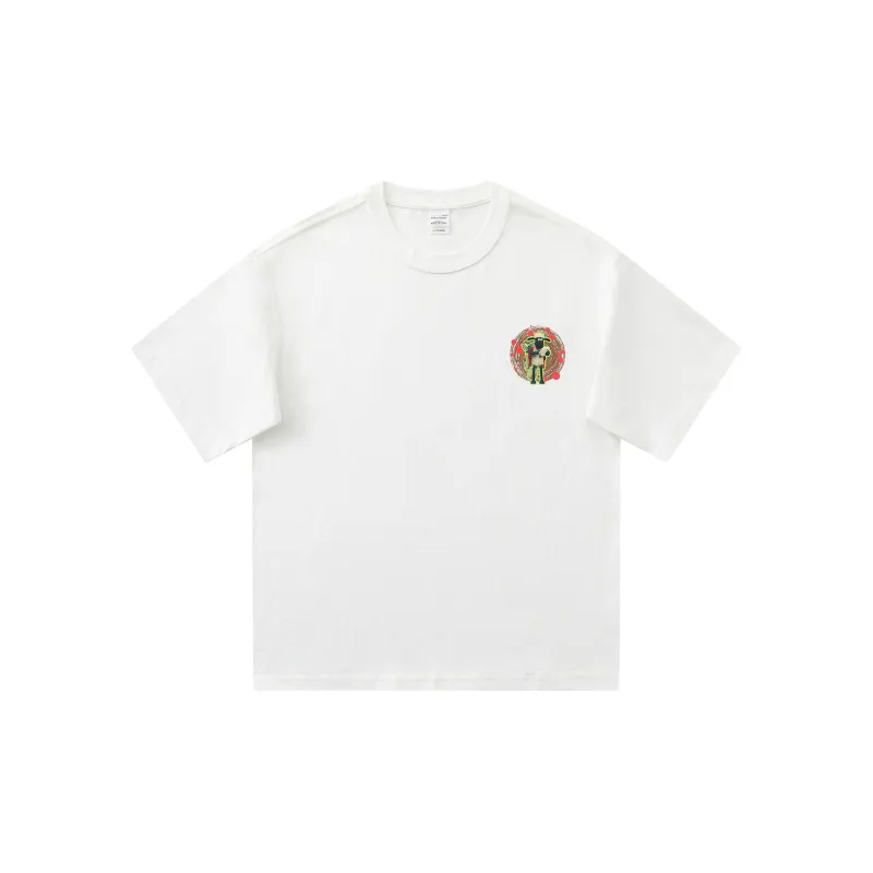 SHAUN THE SHEEP Shaun The Sheep Drop Shoulder Sleeve Summer T Shirt Unisex Couple's-4