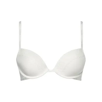 CK/Calvin Klein Plunge Push-Up Bra - Flirty Bra Women's White