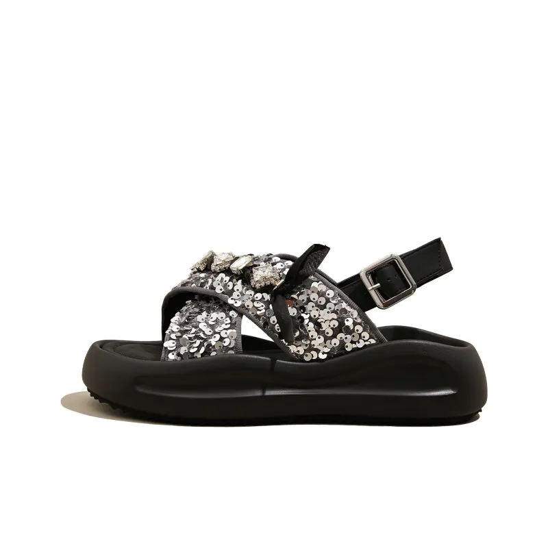 SNOWELF Strap Sandals 4cm Women's-0