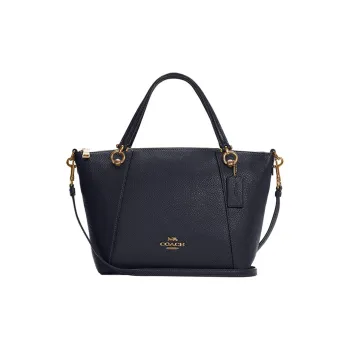 COACH Kacey Leather Shoulder Bag Crossbody Bag Dumpling Bag Handbags Small Size Women's Black