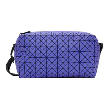 ISSEY MIYAKE Saddle Cotton Pillow Bag Box Bag Travel Bag Shoulder Bag Crossbody Bag Regular Unisex Lavender