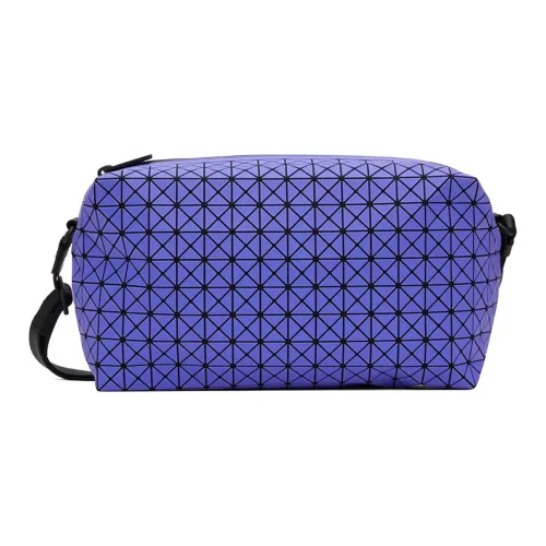 ISSEY MIYAKE Saddle Cotton Pillow Bag Box Bag Travel Bag Shoulder Bag Crossbody Bag Regular Unisex Lavender