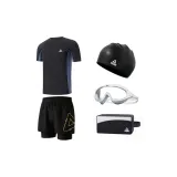 Swimsuit+Black Gold Swimming Shorts+Black Swim Goggles+Swimming Cap+Swim Bag