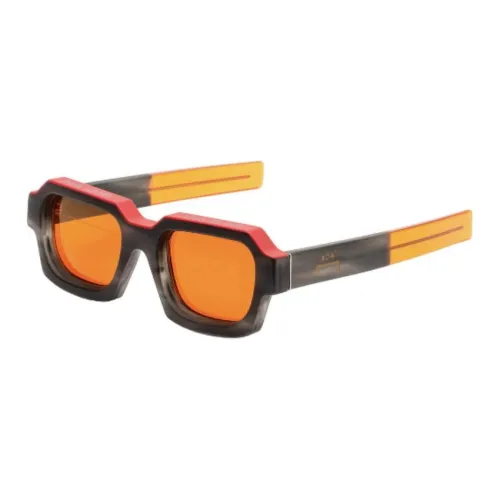 Retrosuperfuture Square logo-debossed sunglasses Unisex Black