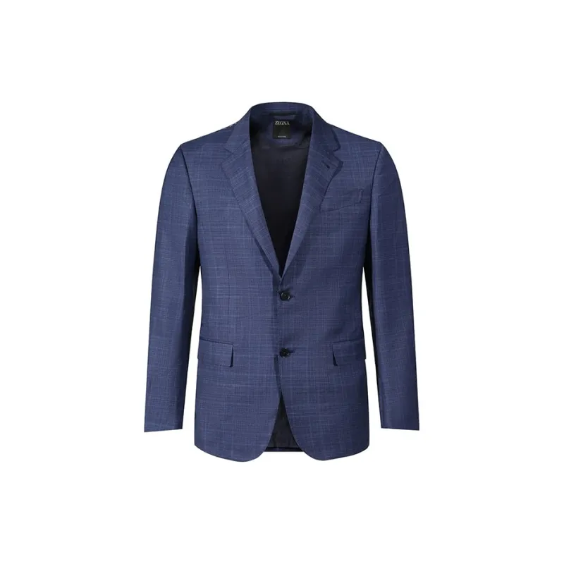 Zegna SS24 Business Suit Men's Dark Blue-1