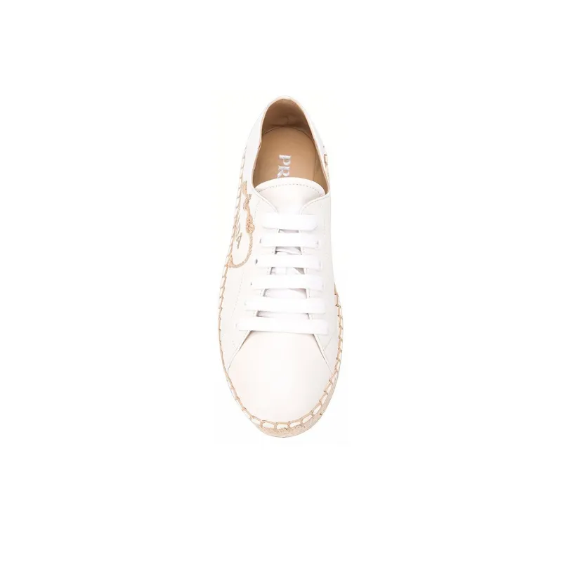 PRADA Platform Shoes Women's Ecru-3