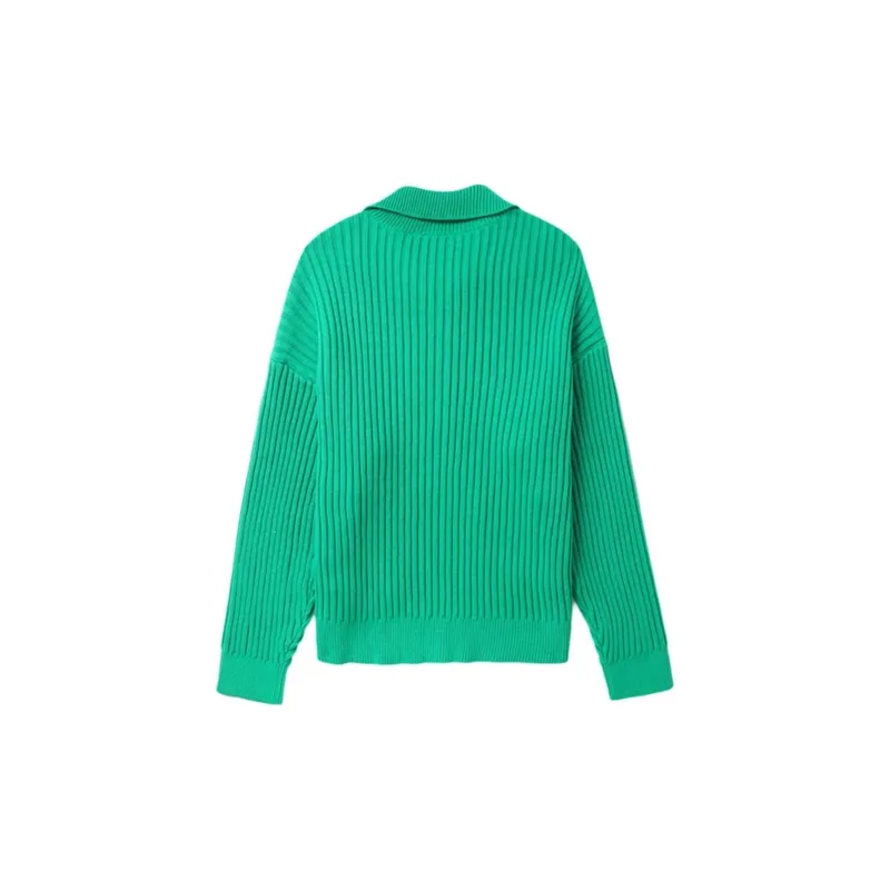 FIVE CM Logo embroidered Ribbed knit Cotton Sweatshirt-6