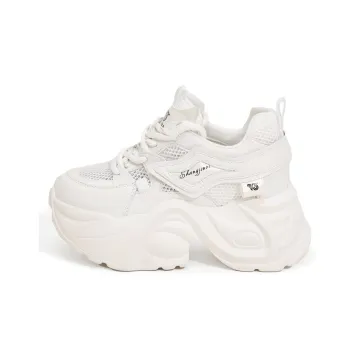 Milan Love Song Abrasion Resistant Breathable Height Increasing Low Top Chunky Sneakers Women's
