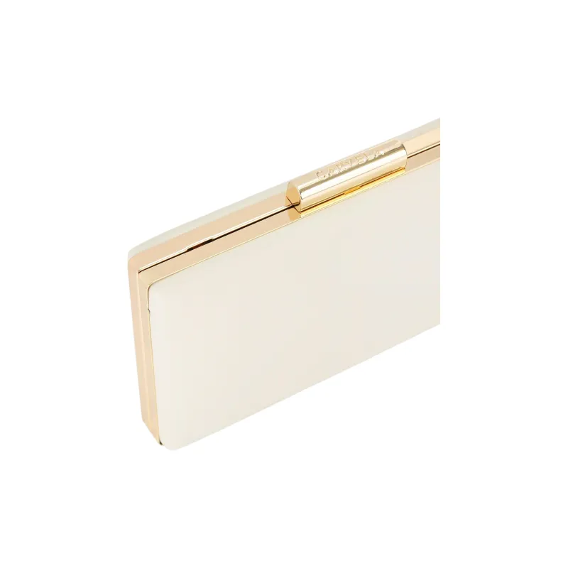 Kurt Geiger London Soft Leather Clutch Women's Light Gold-3