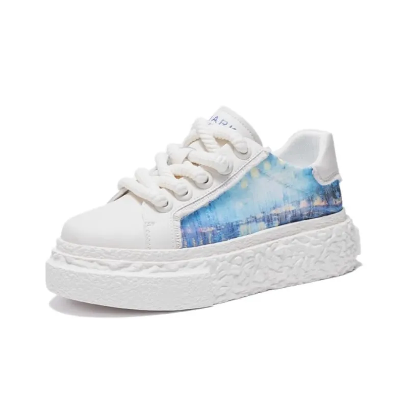 FAIRWHALE Cushioning, Abrasion Resistant, Slip Resistant Low Top Casual Skateboard Shoes Unisex-1