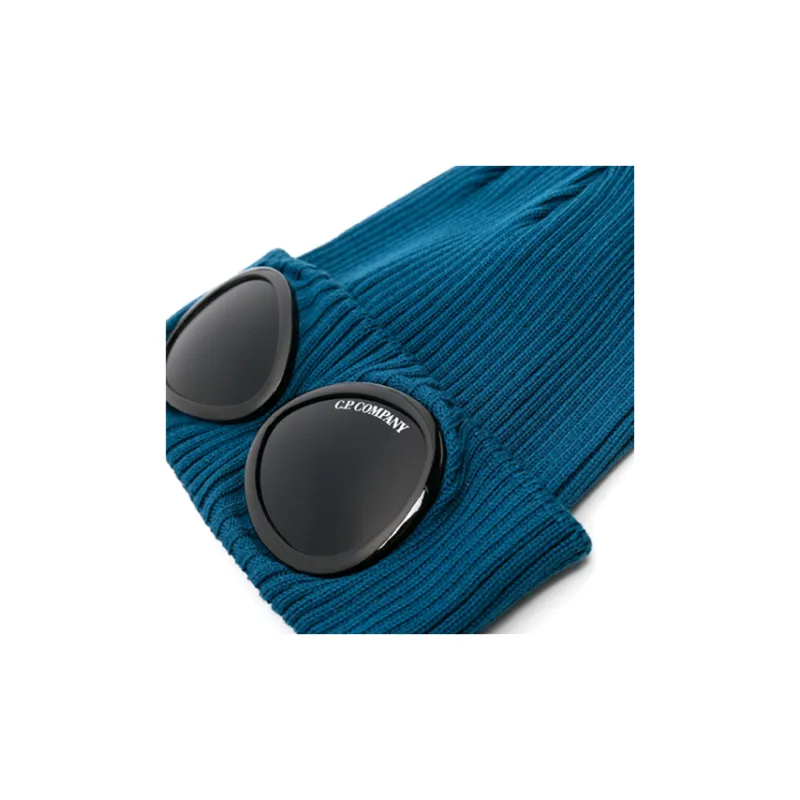 C.P.Company Goggles detail Ribbed Beanie-1