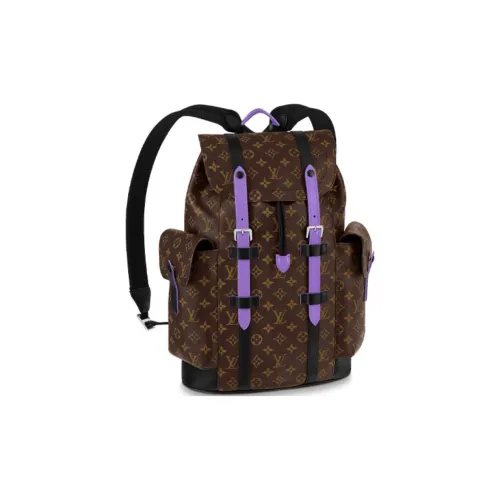 LOUIS VUITTON Christopher MM Monogram Macassar Brown/Purple