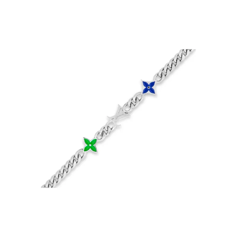 LOUIS VUITTON Brass, Metal Bracelets Unisex Silver-2