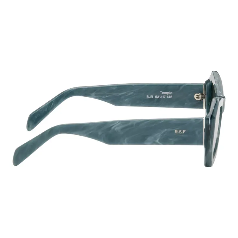 Retrosuperfuture Acetate Irregular Shape Sunglasses Men's Blue-1
