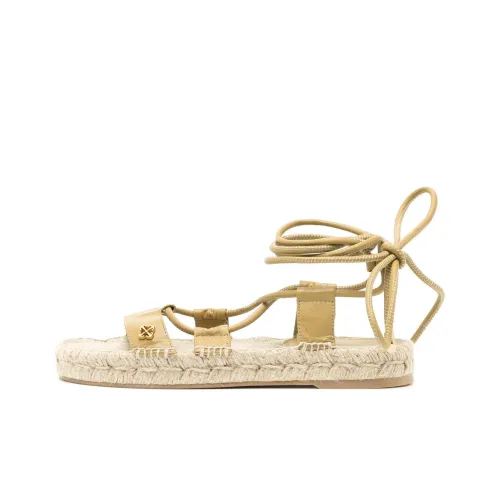 OFF-WHITE Arrows-plaque Lace-up Espadrilles