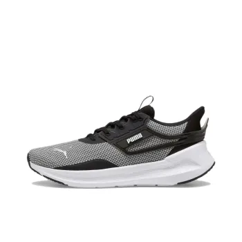 PUMA Softride Non-slip Lightweight Low-Top Running Shoes Unisex Gray Black