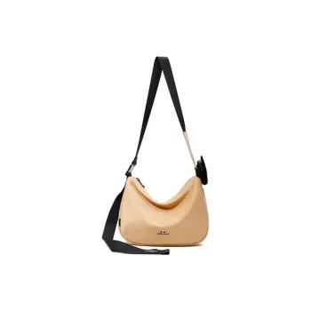 NOXXON Nylon Crossbody Bag Medium Size Women's Morandi Blue/Obsidian Black
