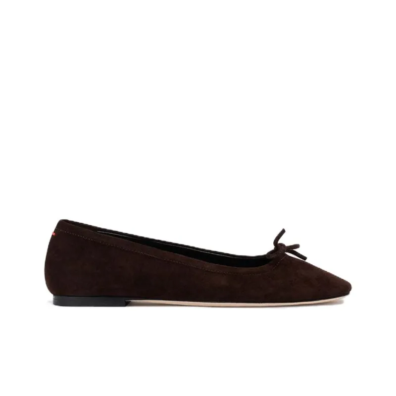 Aeyde Casual Single Shoes 0.8cm Women's Brown-1