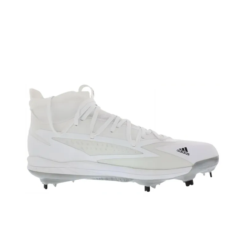 Adidas Afterburner 8 Cushioning, Wear Resistant Mid Top Training Shoes Men's White-1