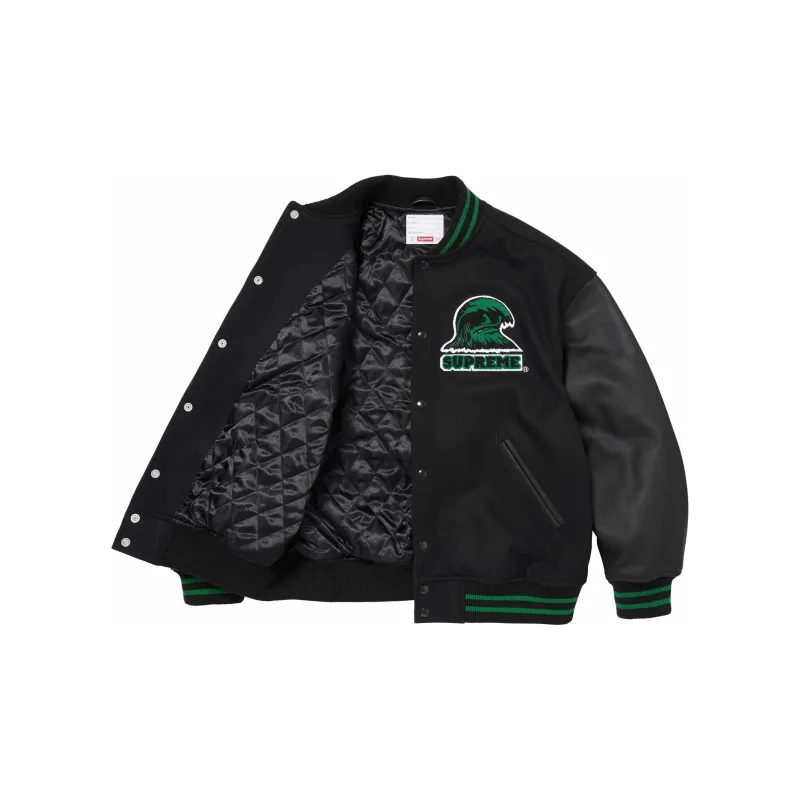 Supreme Wave Varsity Jacket-5