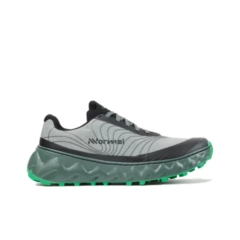 NNormal Cushioning Wear Resistant Low Top Trail Running Running Shoes Women's Gray Green Black-1